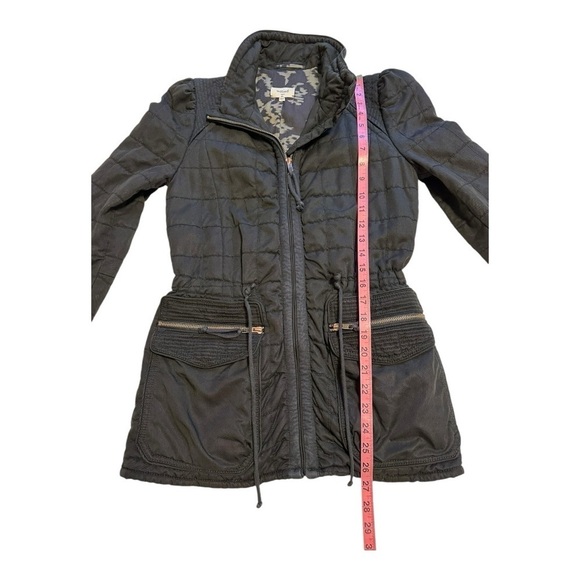 Wilfred | Aritiza Black Marquis Quilted Military Style Jacket - Size Small - Picture 10 of 12